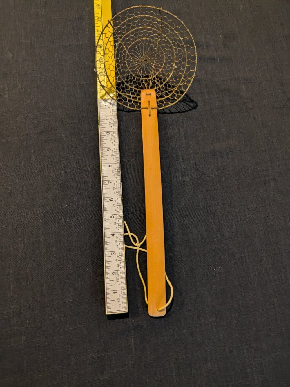 Vintage Wire Skimmer Spider Strainer Kitchen Tool - Picture 3 of 9